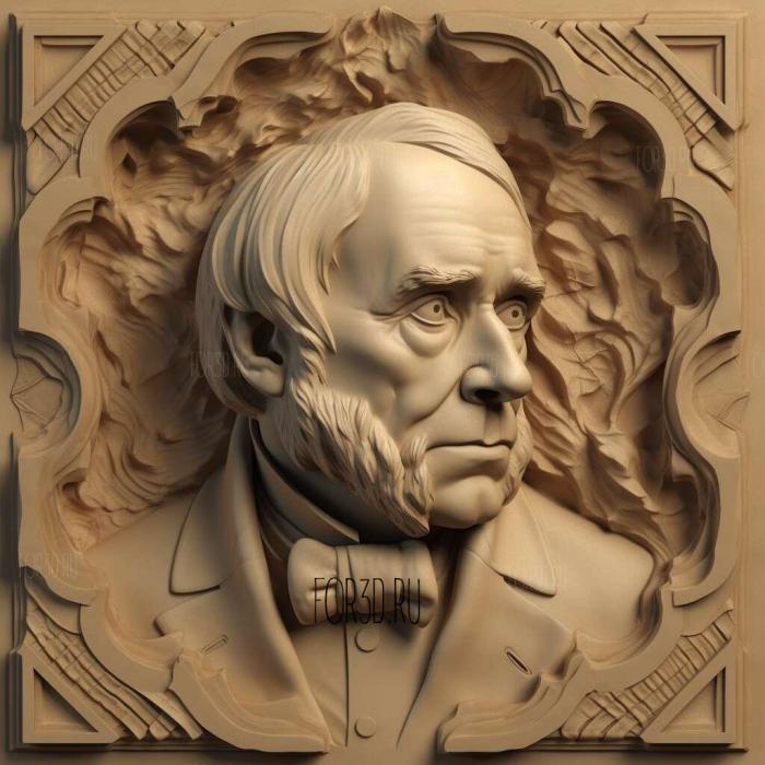 Joseph Lister 1 stl model for CNC